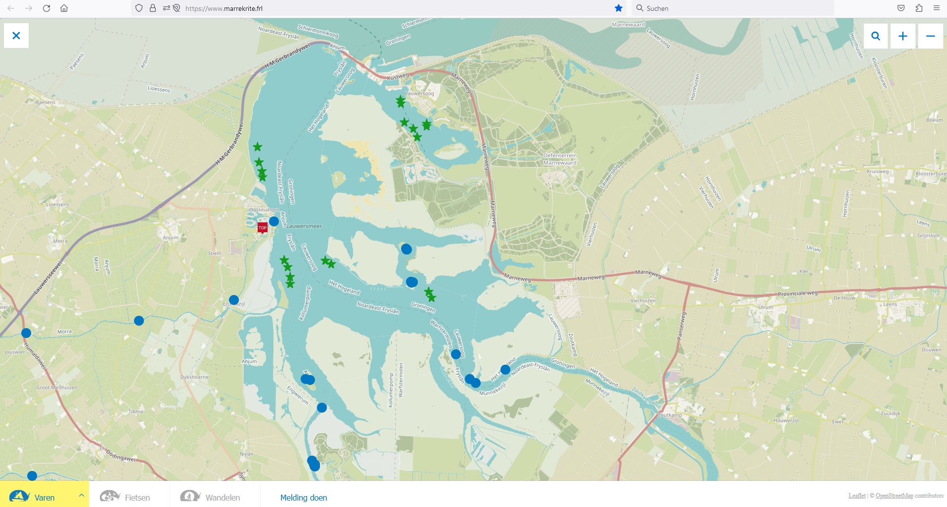 Map Lauwersmeer - Marrekrite